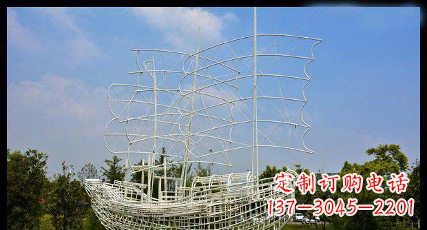 郴州唯美不锈钢帆船雕塑