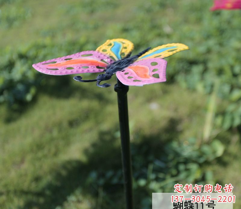 郴州个性化不锈钢彩色蝴蝶雕塑