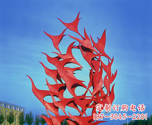 郴州立体不锈钢大雁雕塑