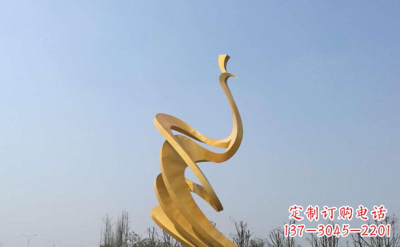 郴州抽象凤凰不锈钢雕塑