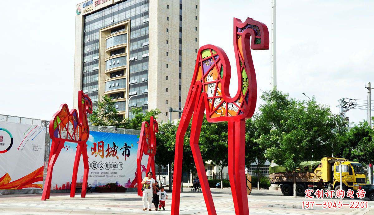 郴州欣赏经典之美,拥有完美的高端骆驼雕塑