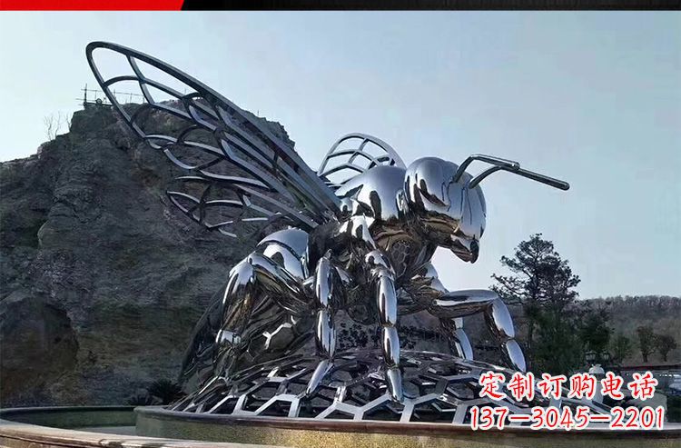 郴州公园不锈钢大型蚂蚁雕塑