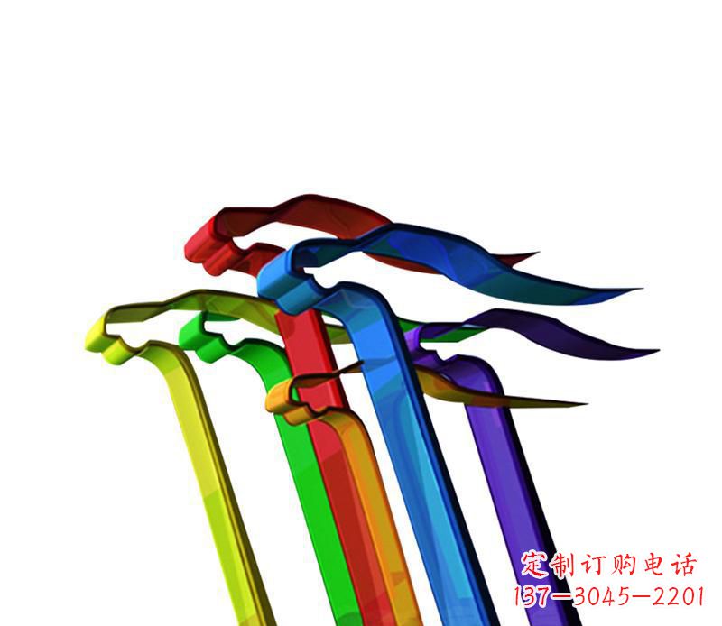 郴州欣赏性强的不锈钢飞翔飘带景观雕塑