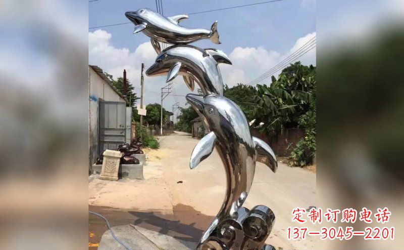 郴州产品名称优雅海豚雕塑