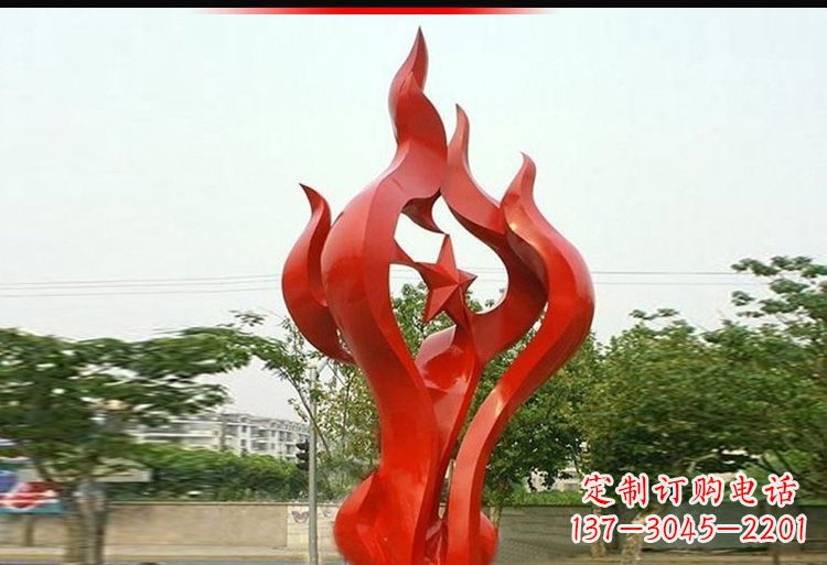 郴州 不锈钢火炬雕塑-美轮美奂