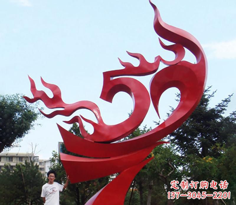 郴州梦幻飘带景观雕塑
