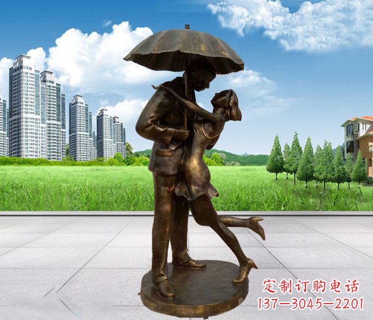 郴州情侣铜雕,浪漫定制