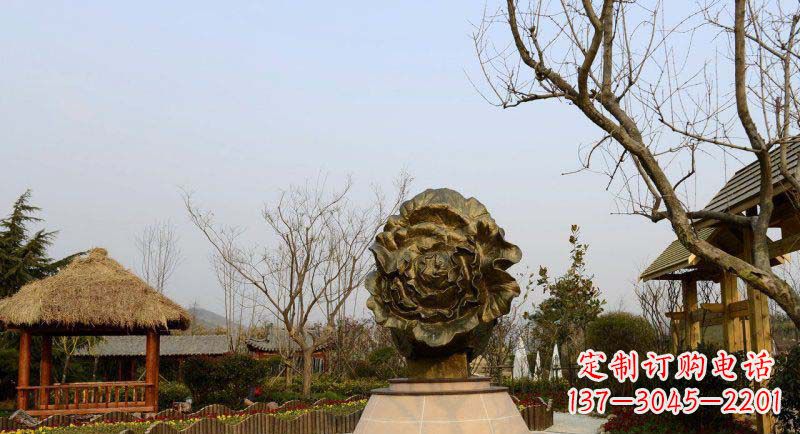 郴州公园大白菜景观铜雕