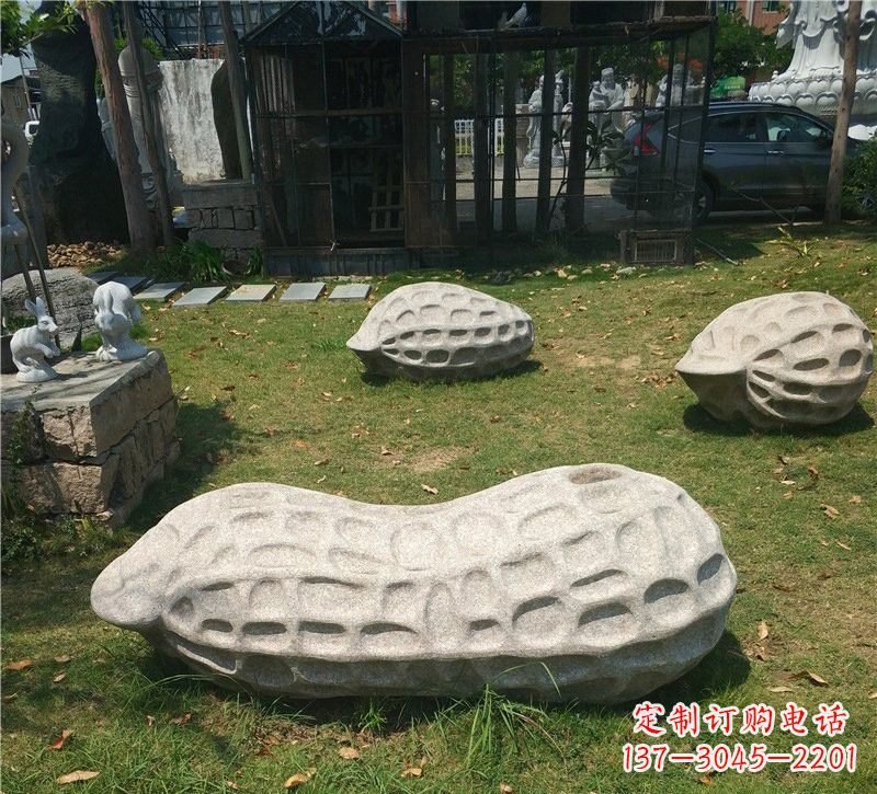 郴州精美大理石花生雕塑