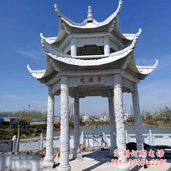 郴州公园大理石凉亭