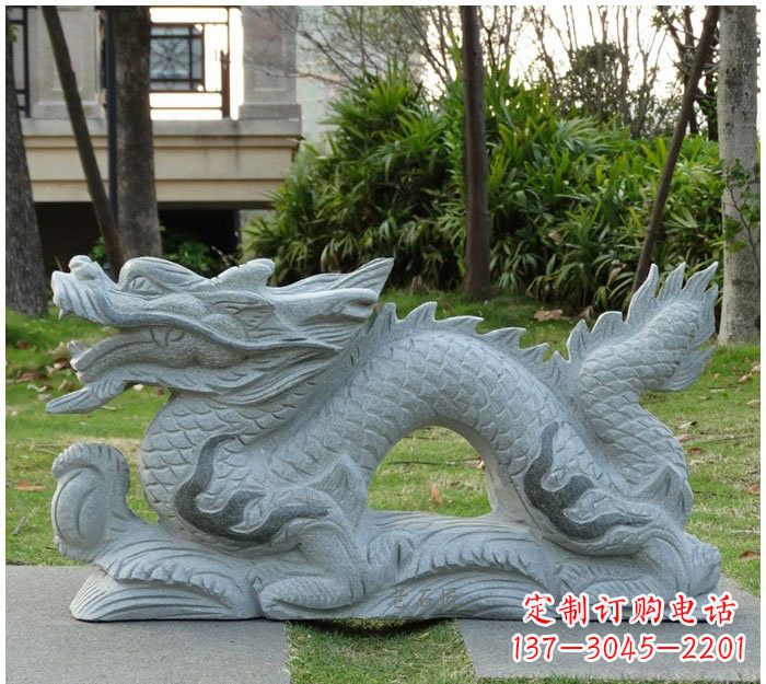 郴州精美雕刻的大理石龙雕塑