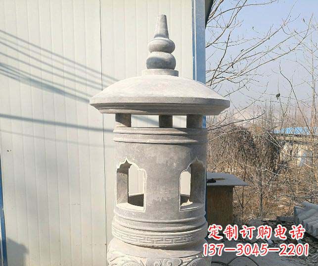 郴州精美公园大理石石灯雕塑