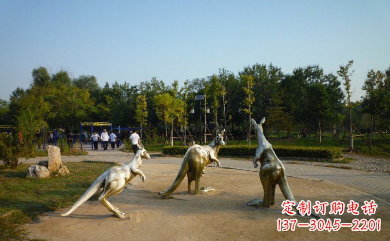 郴州高质量袋鼠铜雕