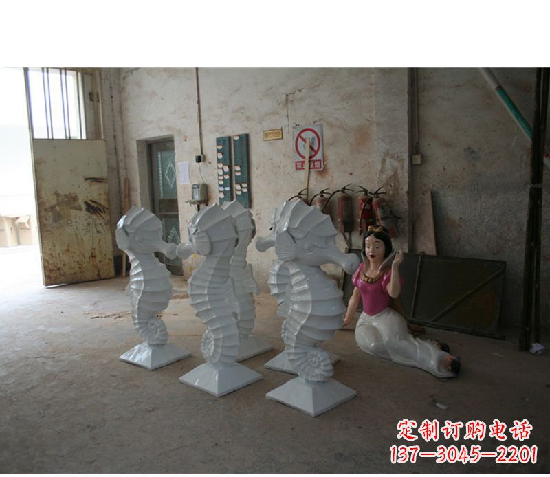 郴州精美海马石动物雕塑