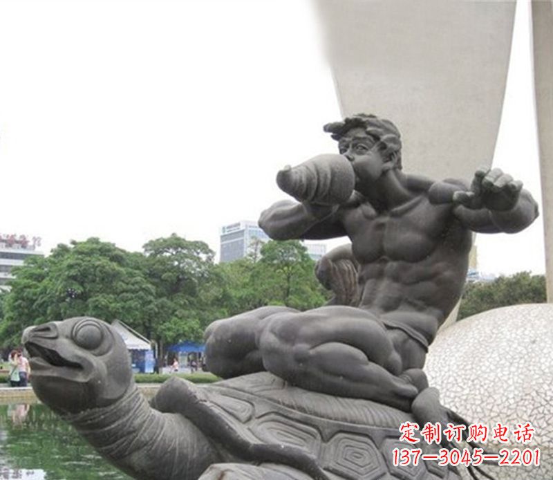 郴州公园动物海龟雕塑