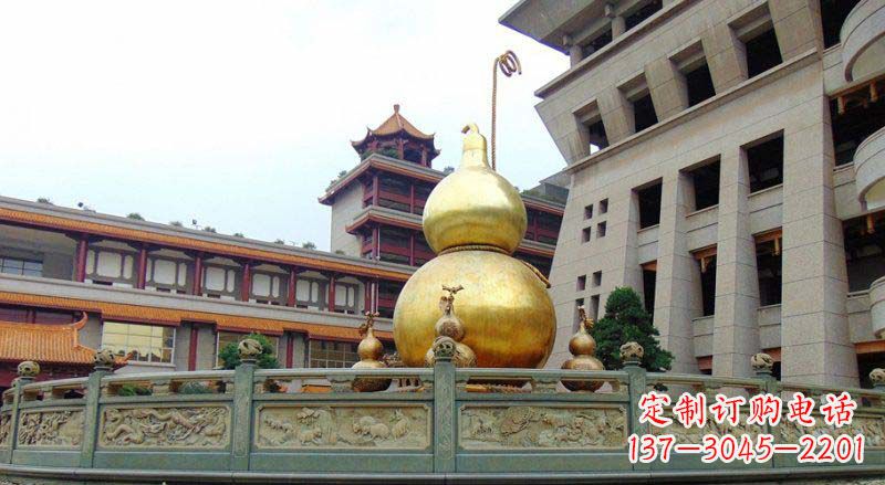 郴州公园葫芦景观铜雕