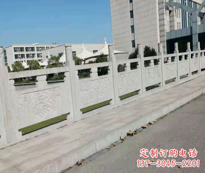 郴州精美大理石浮雕栏板