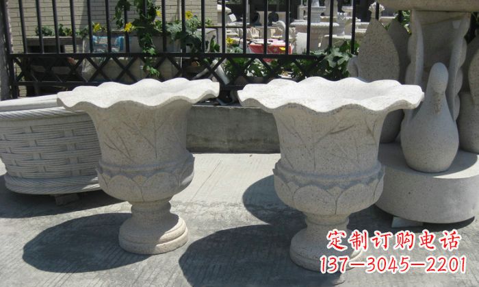 郴州大理石花盆雕塑