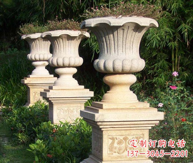 郴州高质量大理石花盆石雕