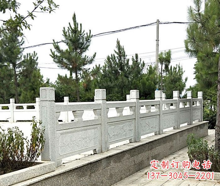 郴州大理石栏板石雕，构筑公园景观