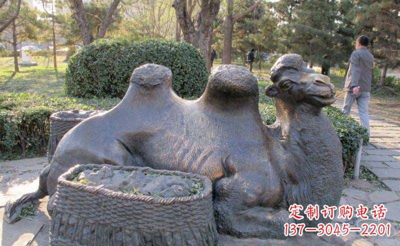 郴州精致骆驼铜雕塑