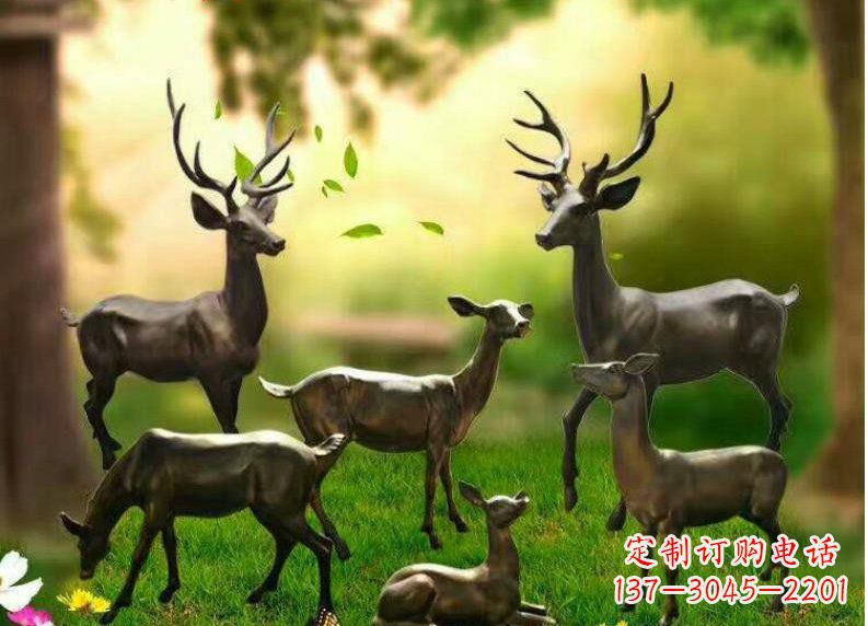郴州公园动物铜雕塑