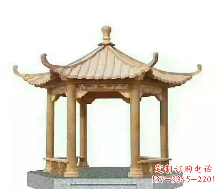 郴州晚霞凉亭石雕
