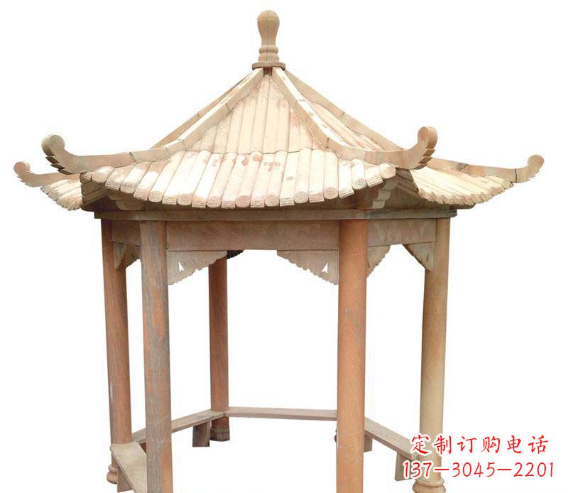 郴州精美六角凉亭雕塑