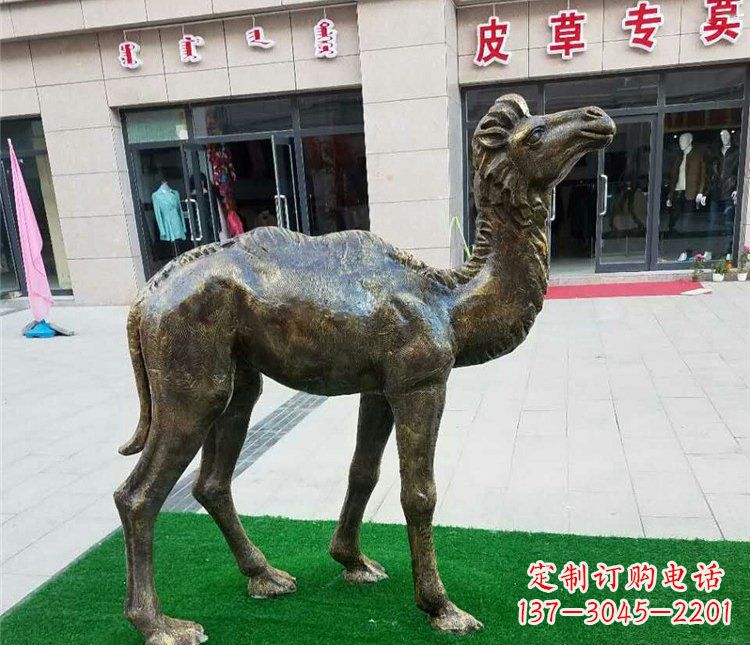 郴州精美铜雕骆驼雕塑