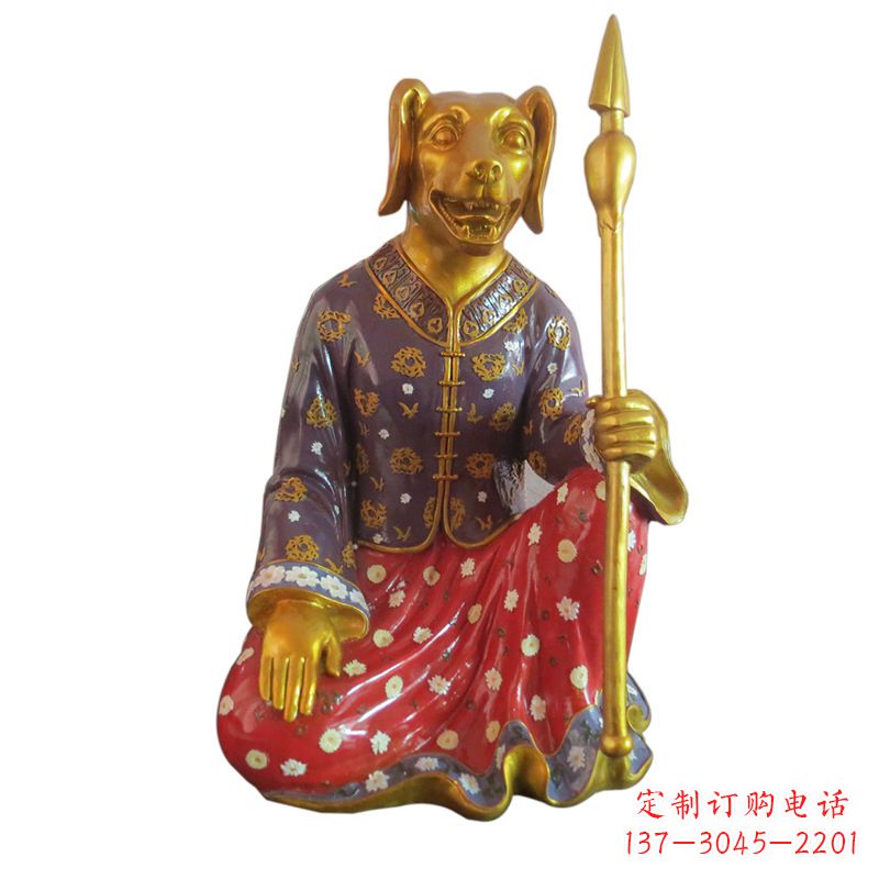 郴州高端可爱的玻璃钢生肖雕塑