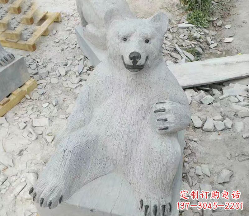 郴州精美狗熊石雕