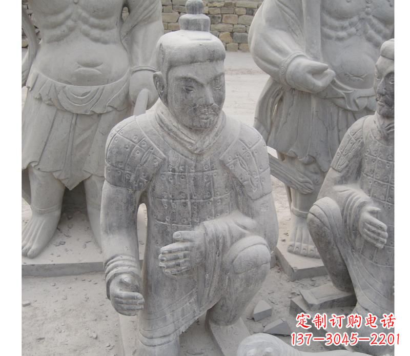 郴州古代兵马俑石雕