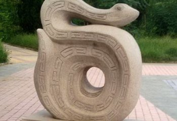 郴州砂岩动物蛇雕塑