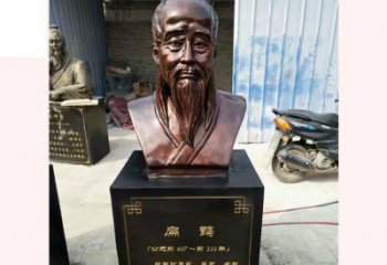 郴州铸造古代名医扁鹊胸像，展现生命的传承之美