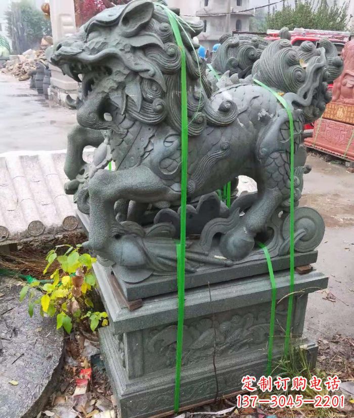 郴州古代神兽麒麟石雕 (4)