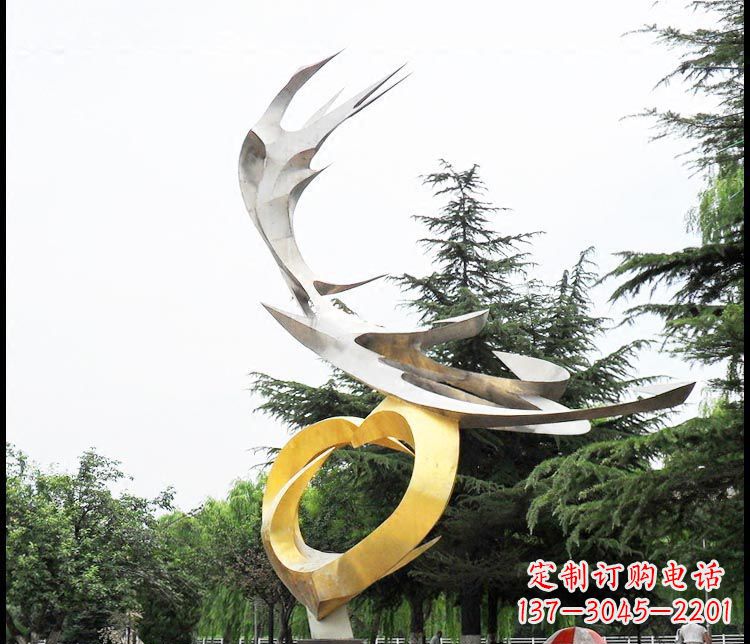 郴州典雅凤凰抽象雕塑