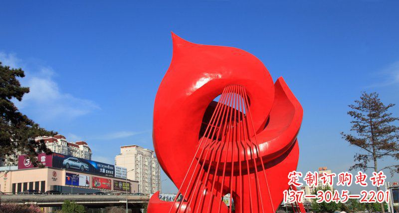 郴州广场不锈钢抽象海豚雕塑