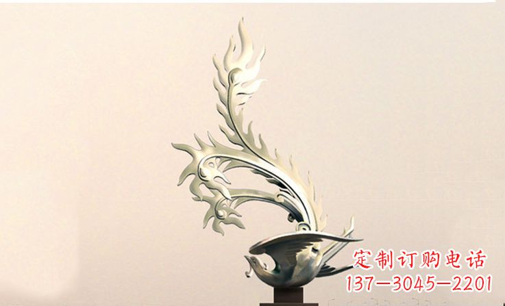 郴州精致的不锈钢凤凰雕塑