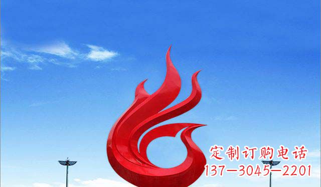 郴州优雅定制,高贵不锈钢凤凰雕塑