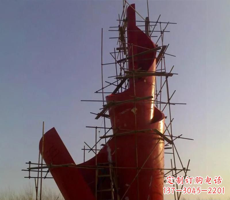 郴州广场不锈钢火炬景观雕塑