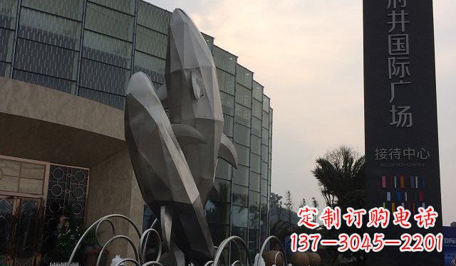 郴州品质超凡的不锈钢海豚雕塑
