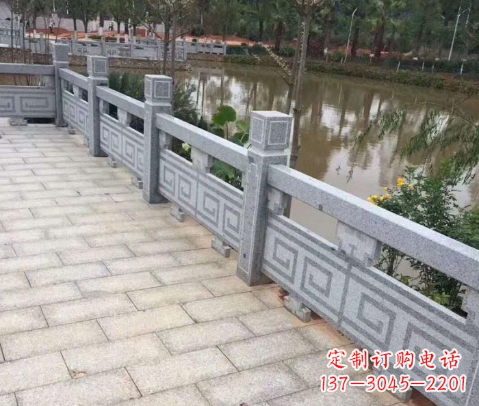 郴州中领雕塑护城河建筑石雕栏板