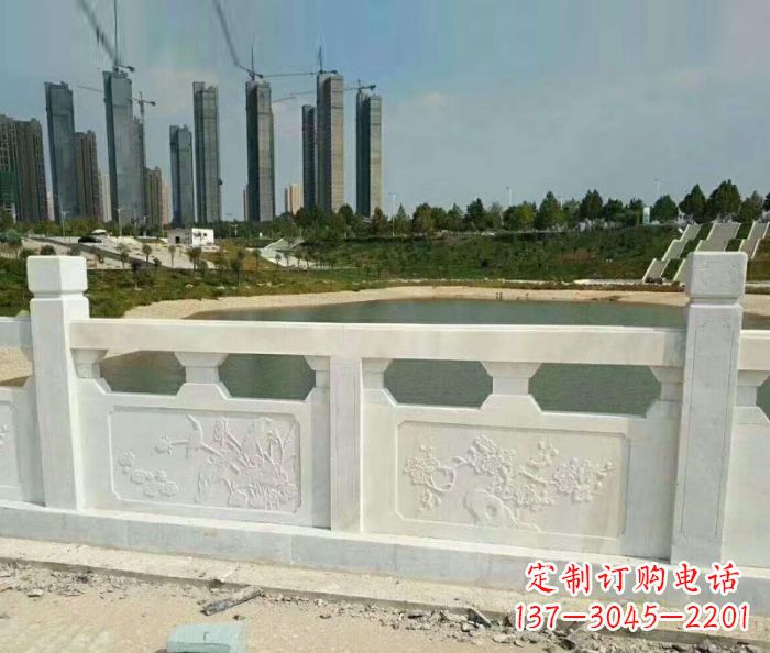 郴州护城河建筑石雕栏板,精美绝伦