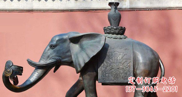 郴州吉祥大象铜雕