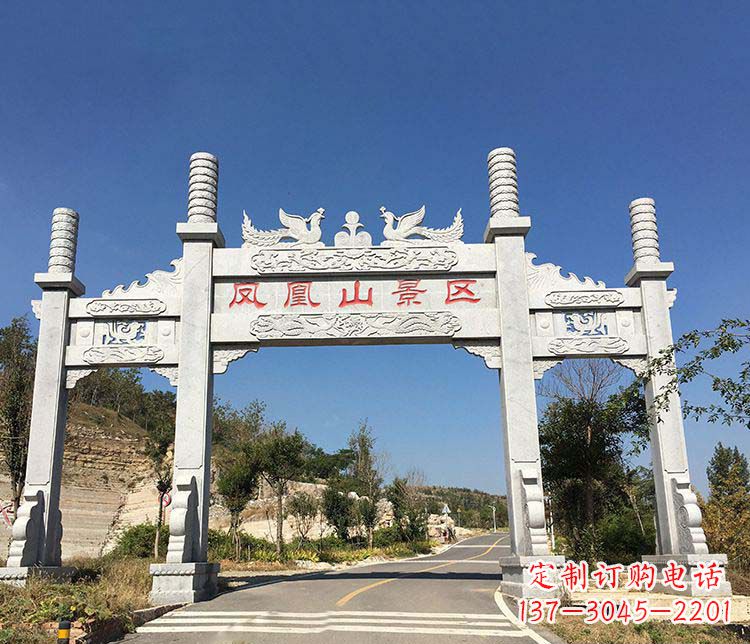 郴州中领雕塑:高质量牌坊石雕