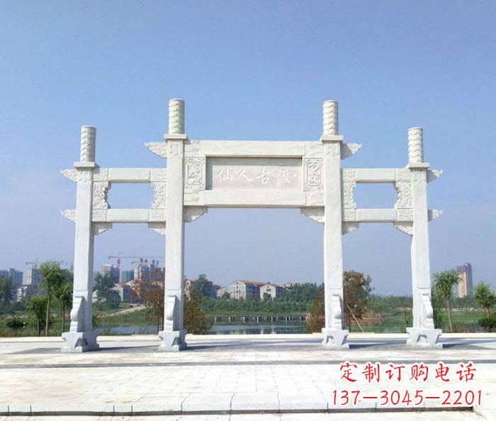 郴州精美牌楼石雕,给你传统文化的享受