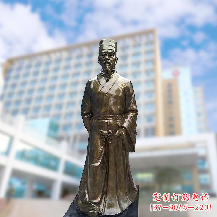 郴州李时珍仿铜雕塑-李时珍雕像