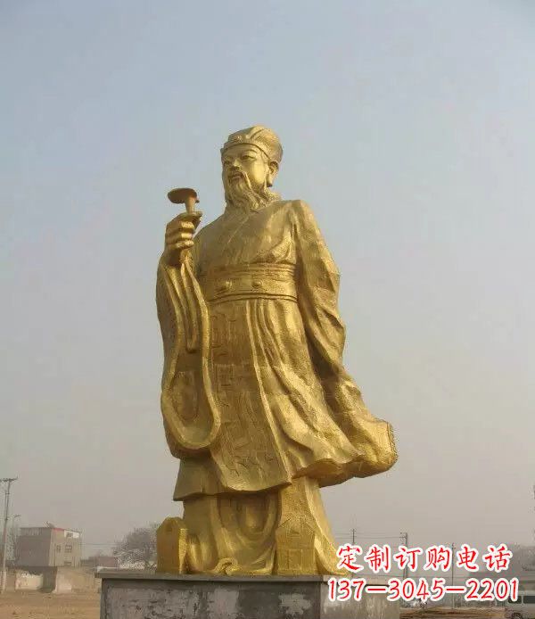 郴州李时珍名医铜雕