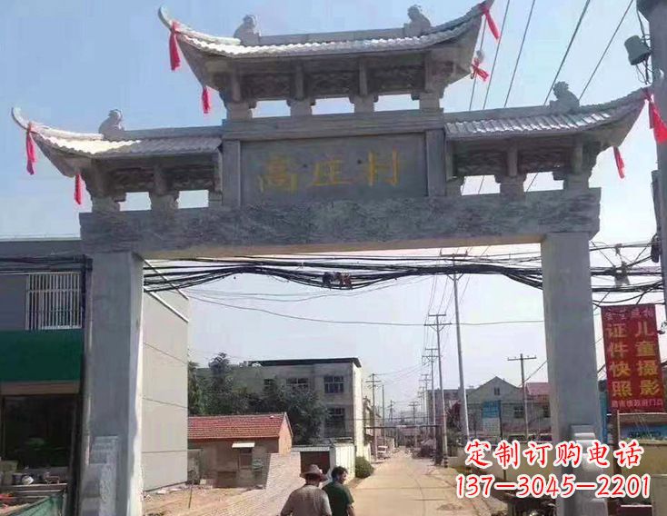 郴州牌楼石雕塑,为家庭装饰带来精致灵动