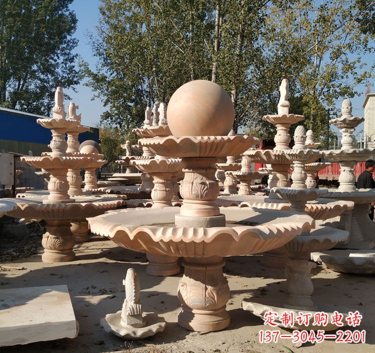 郴州中领雕塑砂岩喷泉雕塑